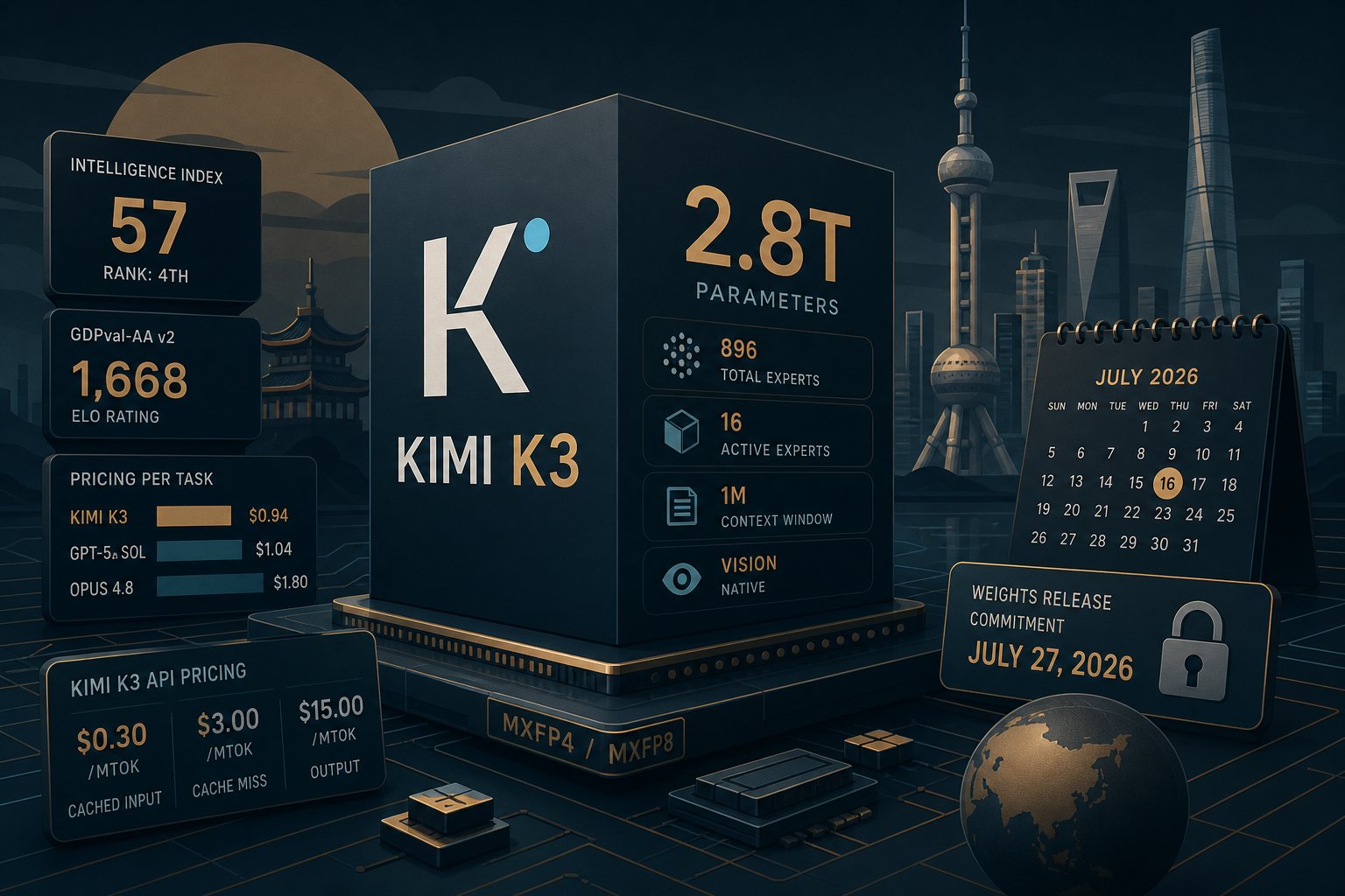 Kimi K3: The 2.8-Trillion-Parameter Open Model That Just Shook the AI Market