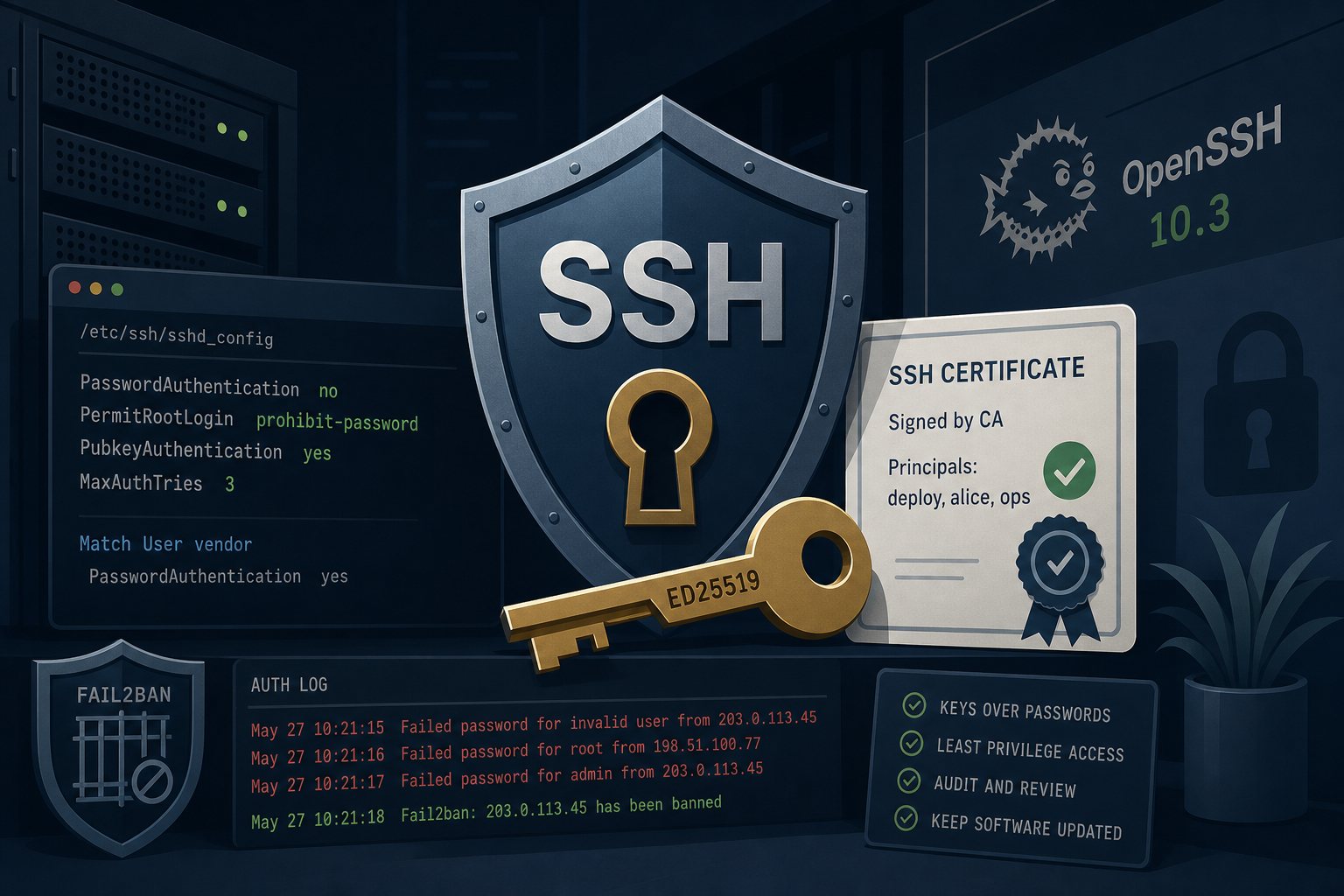 Hardening SSH in 2026: Keys, Certificates, and the Bypass You Might Have Missed