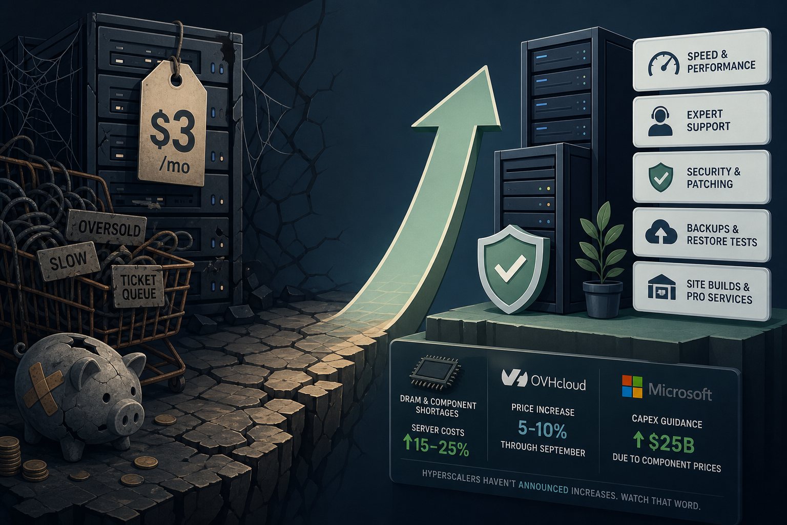 The Race to the Bottom in Web Hosting Is Over